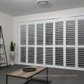 white wood shutter louver hardwood plantation shutters from China